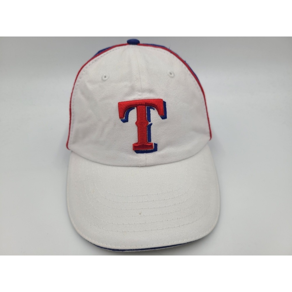 Texas Rangers Coca Cola Race Trac Adjustable Hat Cap Men Women MLB White Blue